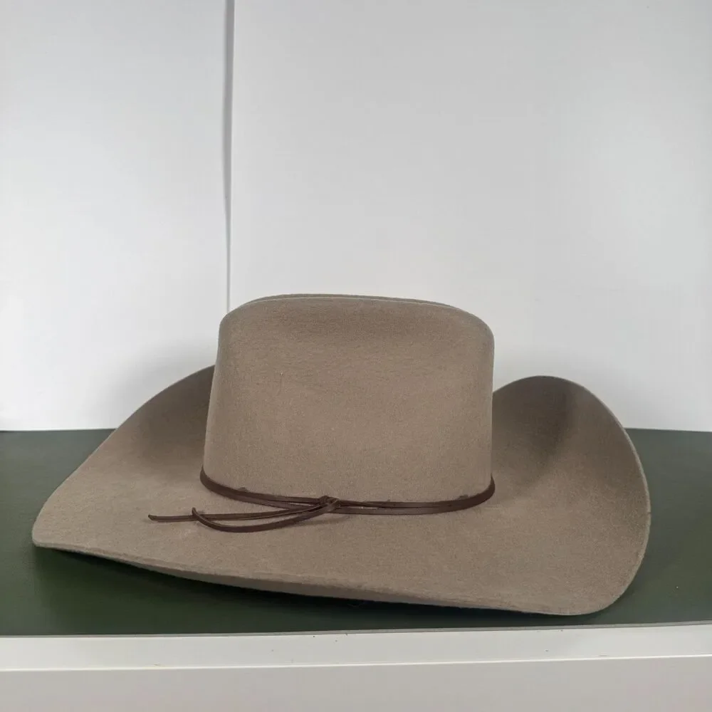 Cody James 3X Wool Blend Cowboy Hat Tan Men’s Size 6 7/8 55